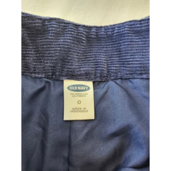 Old Navy Blue Corduroy Mini Skirt Size 0 100% cotton - Picture 4 of 9